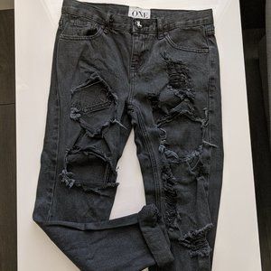 One Teaspoon Awesome Baggies Jeans - Size 24